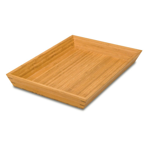 Delfin - 18" x 12" Bamboo Rectangle Basket (4 Per Case) - DFBK1812BA1