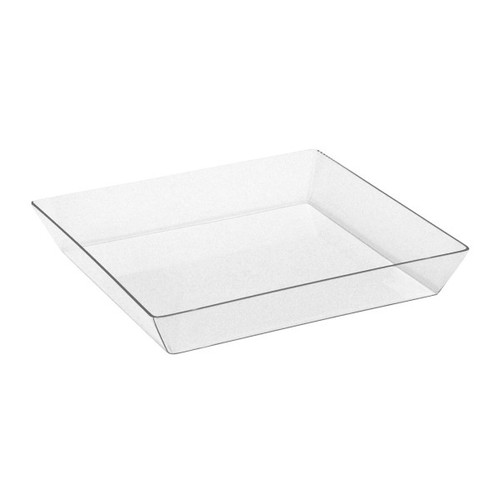 Delfin - Renew Bambu 18" x 12" Clear Rectangle Basket Liner (12 Per Case) - DFBKL181204TG