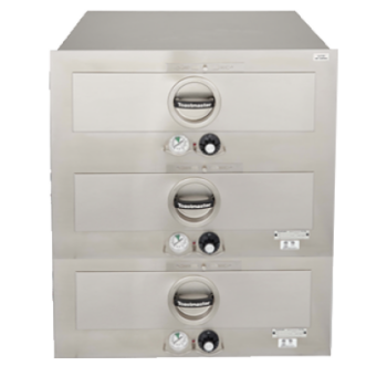Star - Toastmaster Built-In Triple Drawer Warmer w/ 20" x 12" x 5" Pans - 3C80AT09