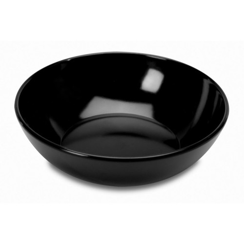 Delfin - Pacific Rim 80 oz Black Melamine Bowl (5 Per Case) - 7803ZM6000