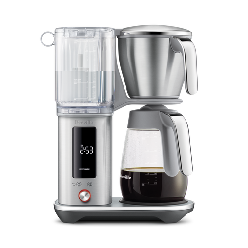 Breville - Brushed Stainless The Luxe Brewer Glass