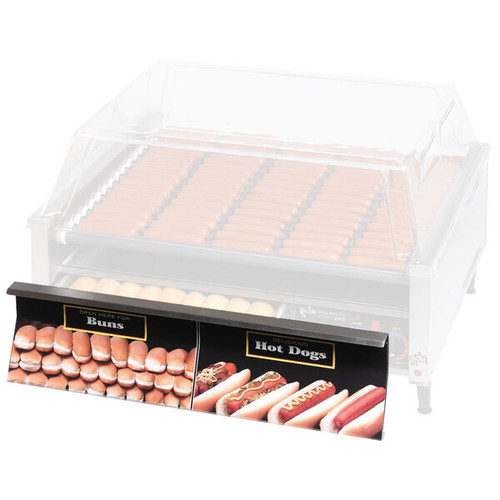 Star - Merchandising Door for 20 Dog Roller Grills - 20RGMD