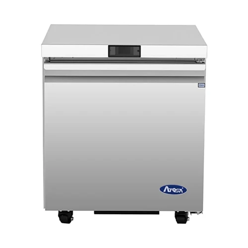 Atosa - 27" Undercounter Refrigerator w/ 1 Solid Swing Door - AUR27SD