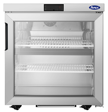 Atosa - 27" Undercounter Refrigerator w/ 1 Glass Door - AUR27GD