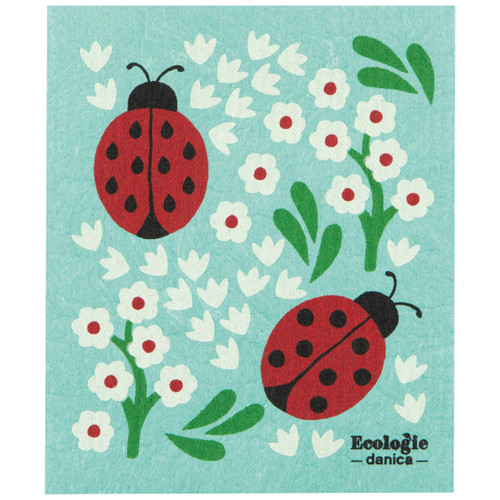 Now Designs - Ladybugs Swedish Sponge Cloth