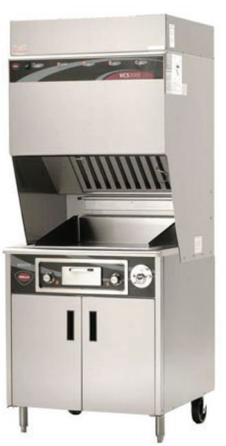 Wells - Ventless Cooking System w/ Cabinet Base & Griddle 208-240V/1Ph - WVG136
