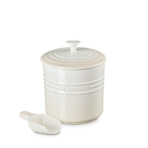 Le Creuset - Meringue 2.3L Pet Food Container With Scoop