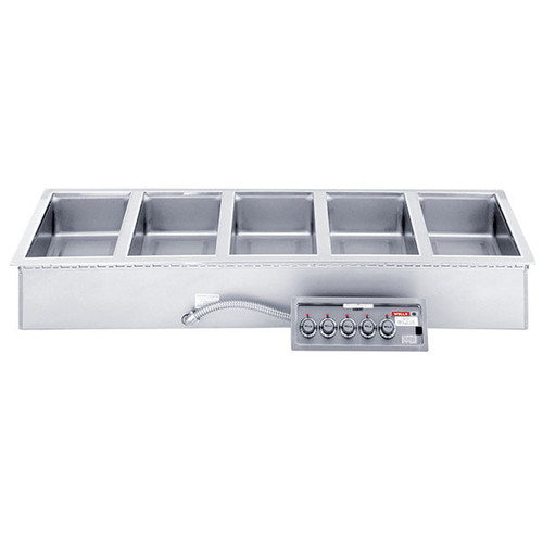 Wells - 5 Well Drop-In Food Warmer 208-240V/3Ph w/ Thermostatic Controls - MOD500T
