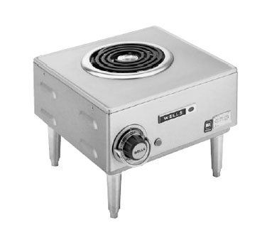 Wells - Single 6" Coil Hot Plate 120V - H-33