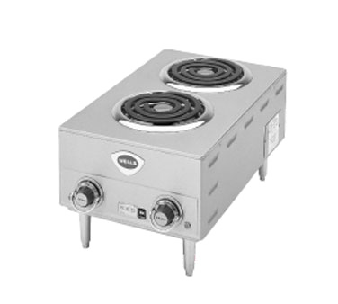 Wells - Dual 8" Coil Hot Plate 208/240V w/ Plug - H-63