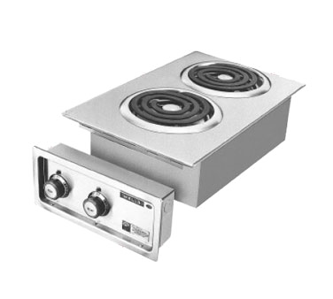Wells - Dual 8" Built-In Spiral Hot Plate 208/240V - H-636