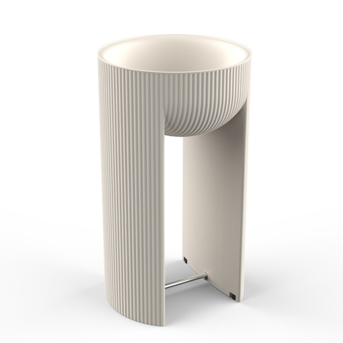 Mogogo - Moby 20.4" x 35" Butter Cream Freestanding Unit - MGSMOBBC0201