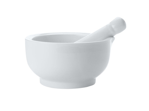 Maxwell & Williams -  3.5"  White Porcelain Mortar & Pestle