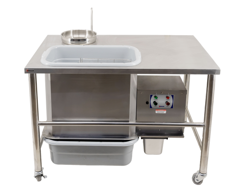Omcan -  48" Breading Station w/ Clump Sifting - 48616