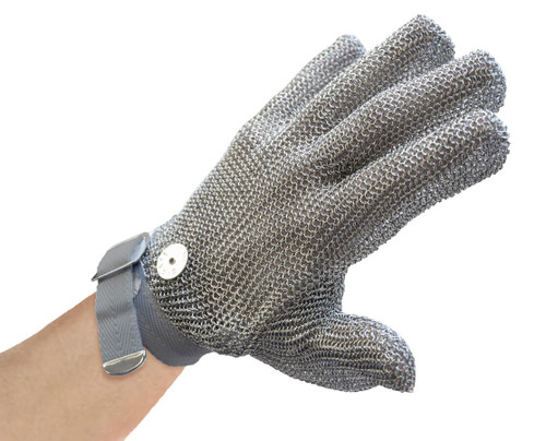 Omcan - Extra Small Mesh Glove w/ Grey Wrist Strap - 13560