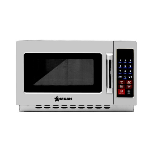 Omcan - 1.2 Cu Ft Commercial Microwave w/ Push-Button Controls - 37963