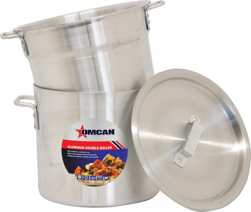 Omcan - 16 Qt Aluminum Double Boiler - 43440
