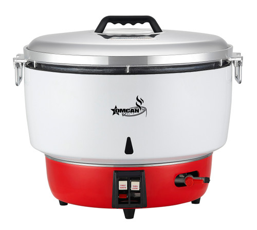 Omcan - 110 Cups Commercial Natural Gas Rice Cooker/Warmer - 48761