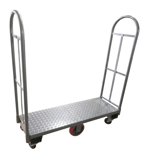 Omcan - 16" x 60" Heavy Duty U-Boat Steel Utility Cart - 48856