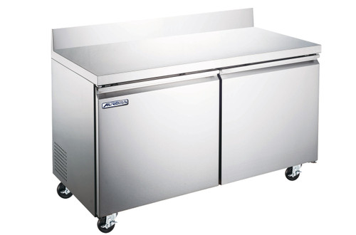 Omcan - 60" Aurora Worktop Refrigerator w/ 2 Doors - 59099