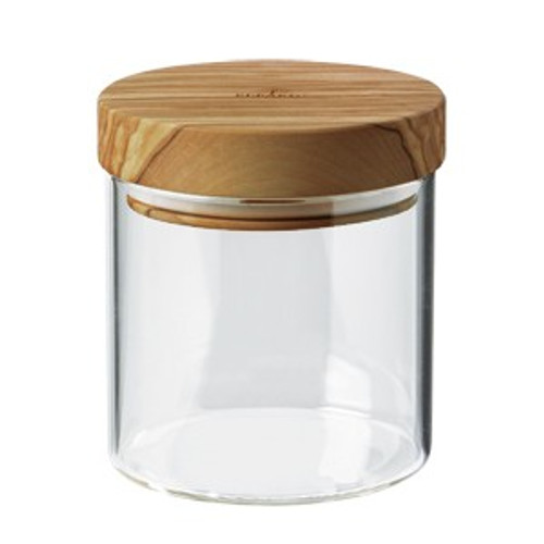 Bérard France - .9L (30oz) Borosilicate Glass Jar w/ Olivewood Lid - 7435102