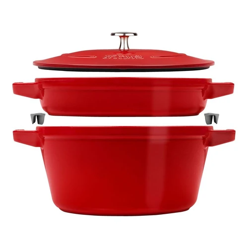 Staub - 3 Piece Cherry Stackable Cookware Set - 1033465