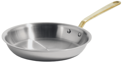 Made In - 10" Stainless Clad 5-Ply Frying Pan With Antique Brass Handle