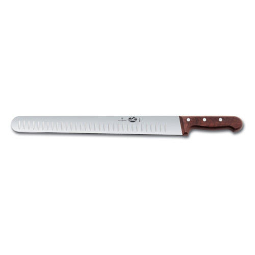 Victorinox - 14" Granton Edge Slicing Knife w/ Wood Handle - 7.6059.12