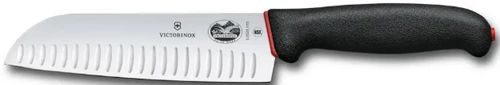 Victorinox - Dual Grip 7" Santoku Knife w/ Granton Blade - 5.2523.17DB
