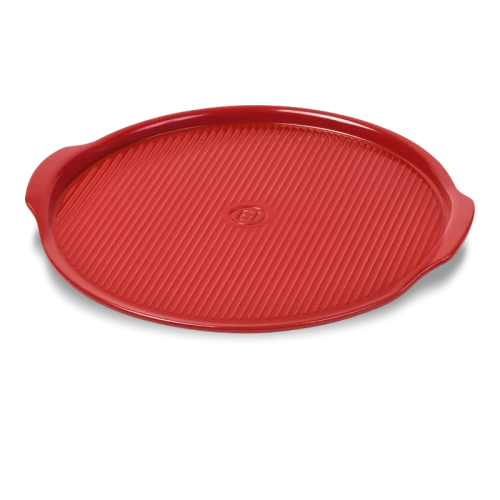 Emile Henry - 14.6" Burgundy Ceramic Pizza Stone - 91347614