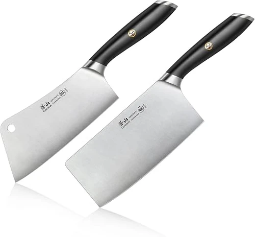 Cangshan - L-Series 2 PC  Cleaver Set (7" Vegetable & 7" Meat)