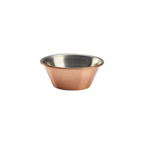 Genware - 1.5oz Stainless Steel Copper Ramekin (24 Per Case) - GWRAMST115C