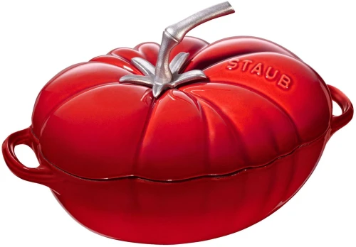 Staub - 2.8L (3 QT) Tomato Cast Iron Cherry Cocotte