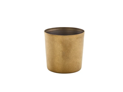 Genware - 12.75oz Vintage Gold Stainless Steel Serving Cup (12 Per Case) - GWSVC8GDV