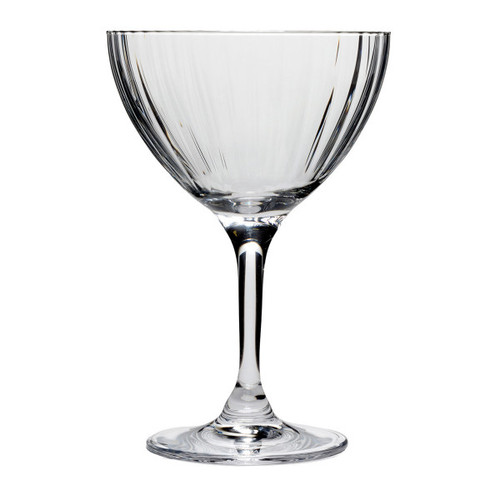 Steelite - 8oz MCC Optic Martini/Cocktail Crystalline Glass (24 Per Case) - 4854RD354