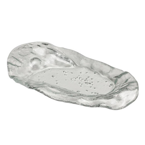 Steelite - 9.75" x 5.5" Venus Glass Plate (12 Per Case) - 6525B422