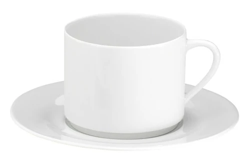 Steelite - 12oz Pillivuyt Valencay Porcelain Breakfast Cup (12 Per Case) - 6637V899