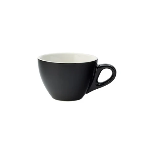 Steelite - 12.25oz Black Utopia Barista Porcelain Mighty Cup (36 Per Case) - UCT8085