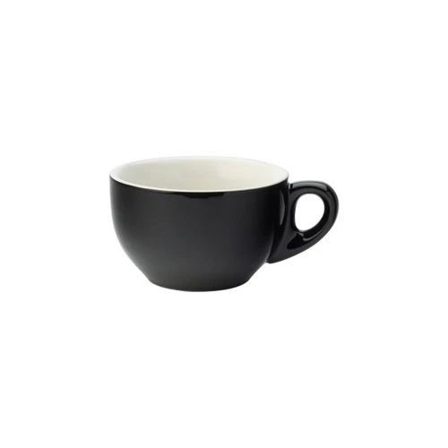 Steelite - 10oz Black Utopia Barista Porcelain Latte Cup (36 Per Case) - UCT8090