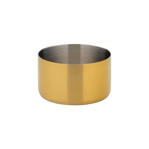 Steelite - 7oz Utopia Brushed Gold Stainless Steel Ramekin (6 Per Case) - UF92116
