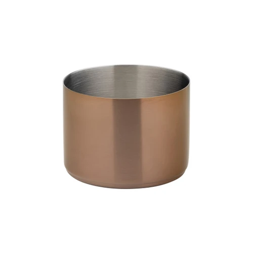 Steelite - 9oz Utopia Brushed Copper Stainless Steel Ramekin (6 Per Case) - UF92107