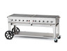 Crown Verity - 72" Natural Gas Mobile Grill With Wind Guard - MCB72WPGNG