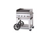 Crown Verity - 30" Propane Mobile Griddle W/ Splash Guard - MG30LP