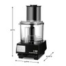 Waring - 2.5-Qt. Batch Bowl Food Processor - WFP11S