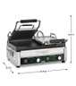 Waring - Double Italian-Style Flat Grill - WFG300