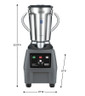 Waring - One-Gallon 3.75 HP Variable-Speed Food Blender - CB15V