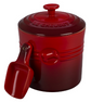 Le Creuset - 1.9 L Cherry Pet Food Container