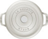 Staub - 5.2 L (5.5 QT) White Truffle Round Cocotte - 40501-413