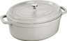 Staub - 5.5 L (5.75 QT) White Truffle Oval Cocotte