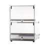 Omcan - 14" Countertop Food Display Case With Curve Front Glass And 70 L Capacity - 44374